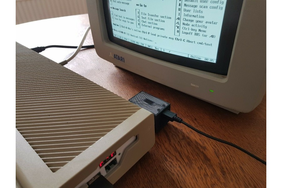 Atari 1024 / 1040 ST Gotek floppy disk emulator fitting kit and bracket